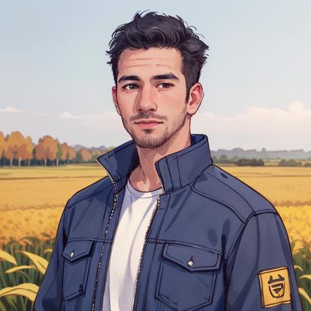 18689-4156625588-1 male, (upper body), black hair, farmer, short hair, black eyes，blue jacket, white t-shirt, in middle of cornfield, autu.png